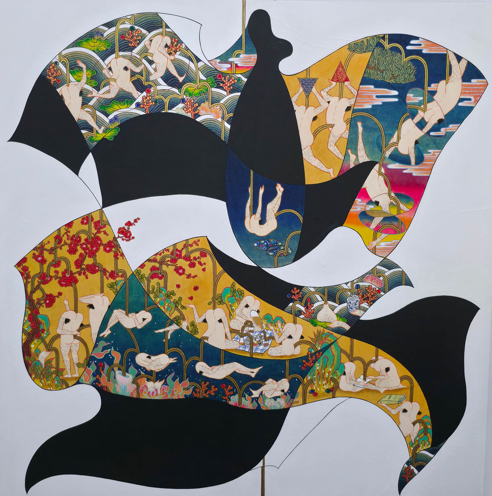 Songnyeo Lyoo, Interraced Tapestry #03, 2025