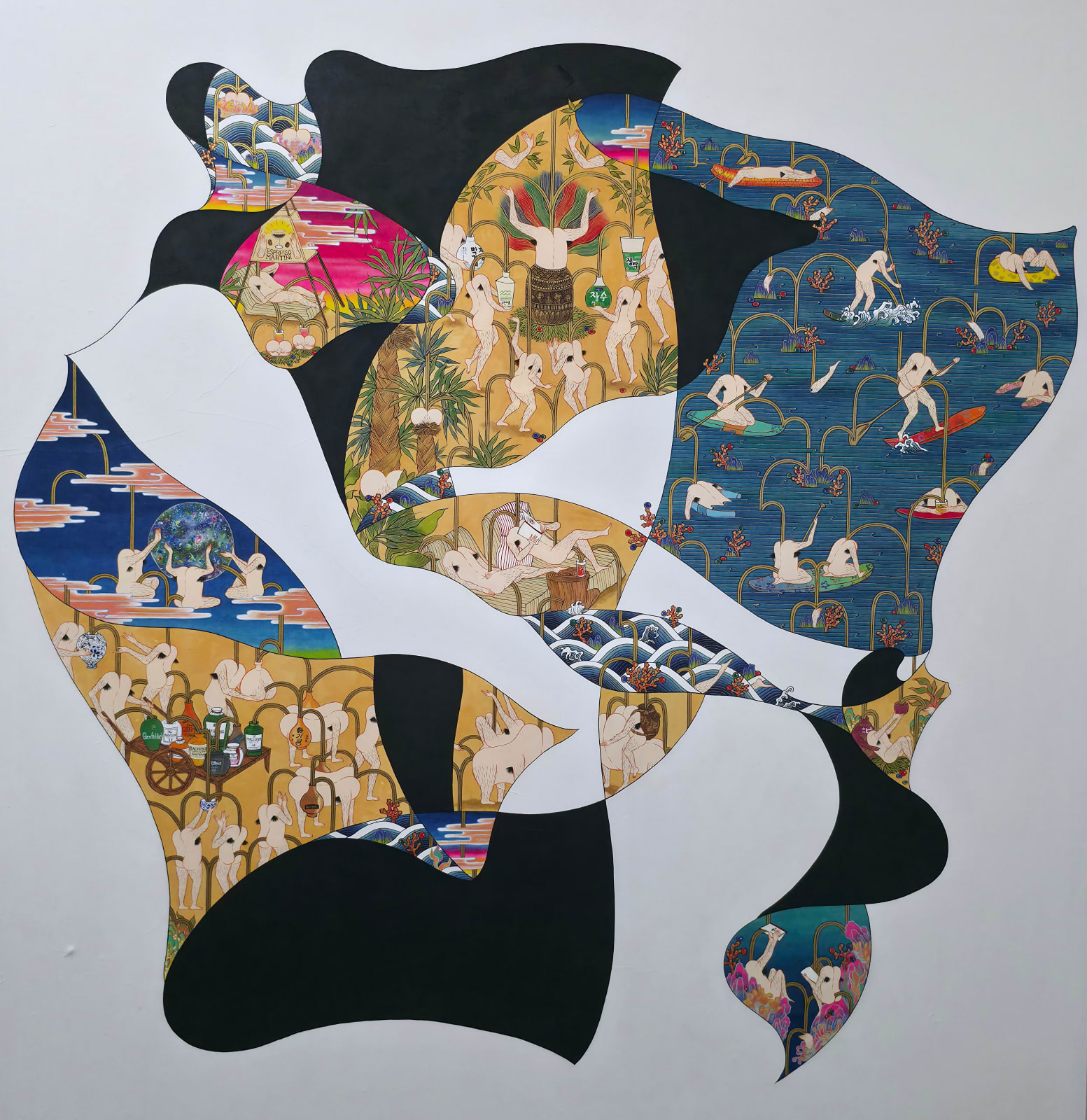 Songnyeo Lyoo, Interraced Tapestry #02, 2025