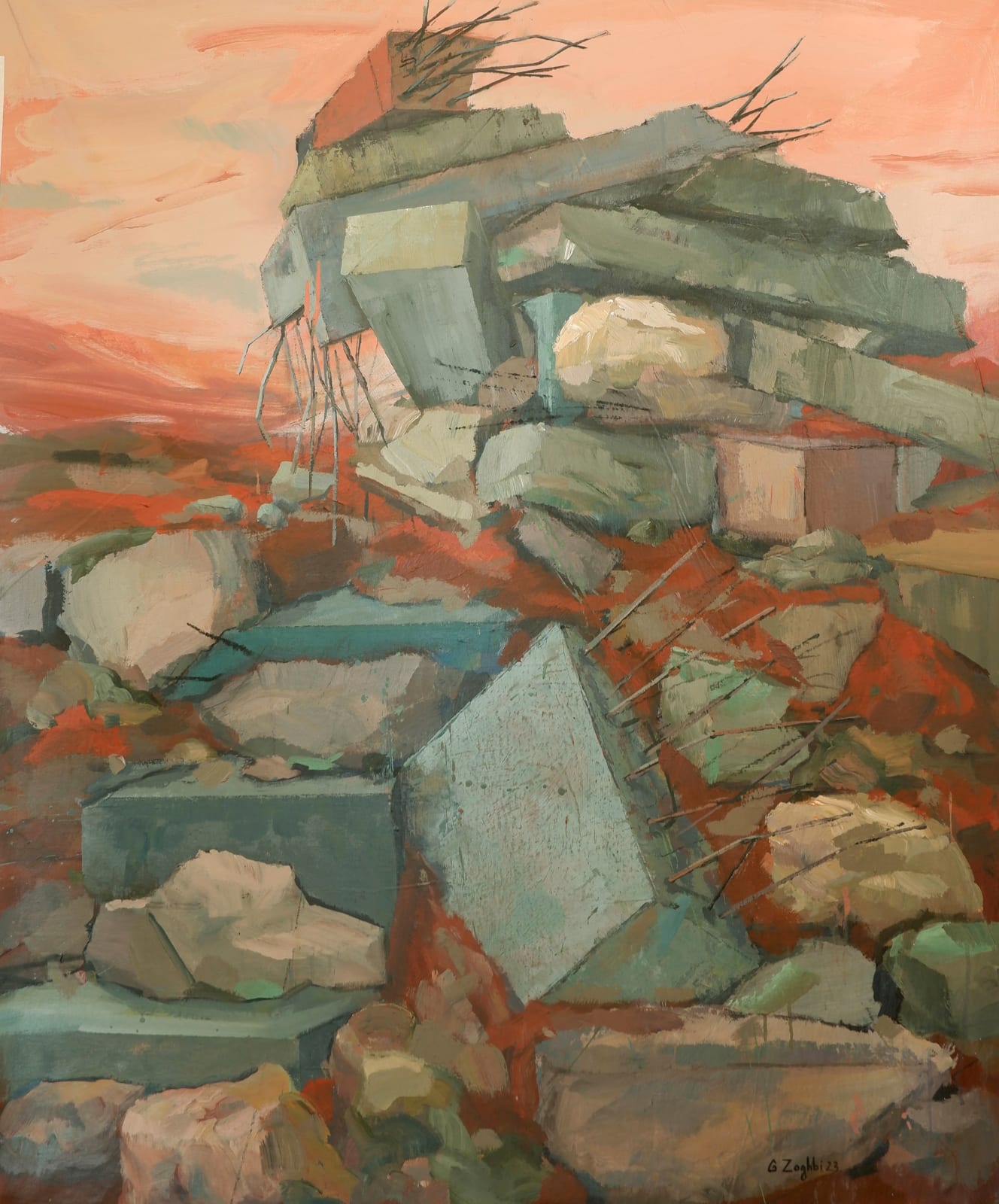 Ghada Zoghbi, Interrupted Coalition, 2023