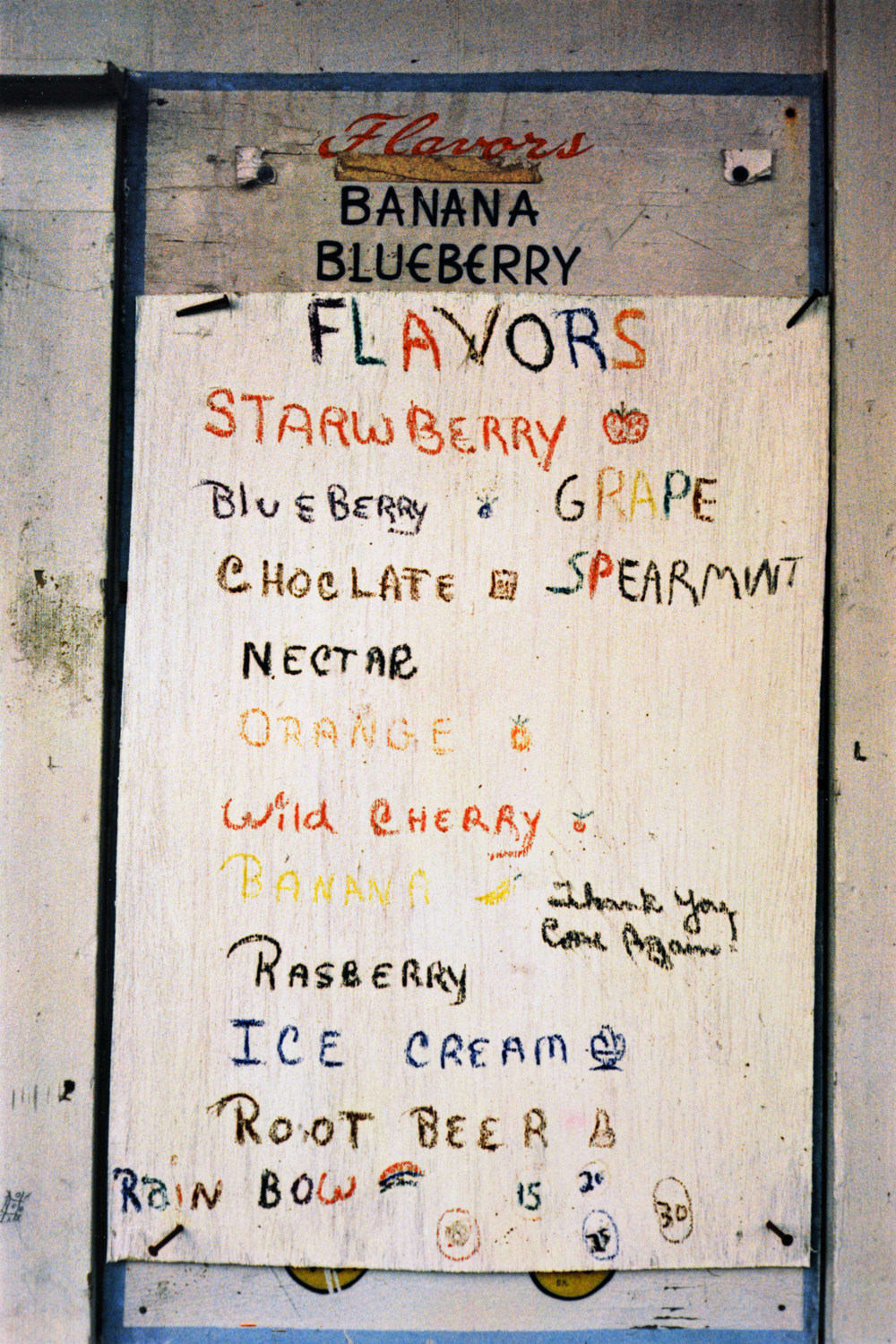 William Eggleston, "Tennessee", ca. 1971-74 (FLAVORS sign). From The Los Alamos Portfolio, 2002