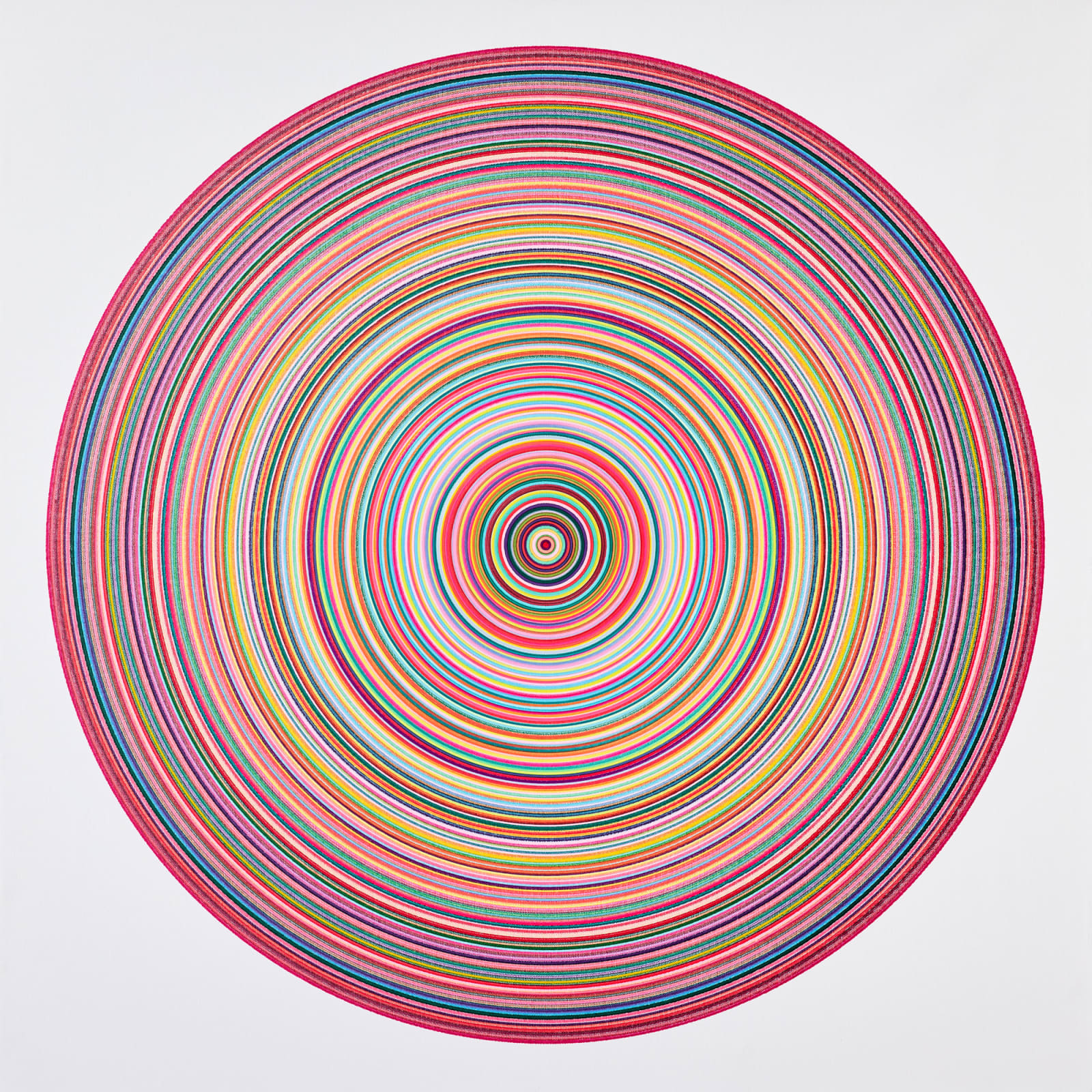 Rob and Nick Carter, Large Spectrum Circle, Marker Ink Drawing, 2025
