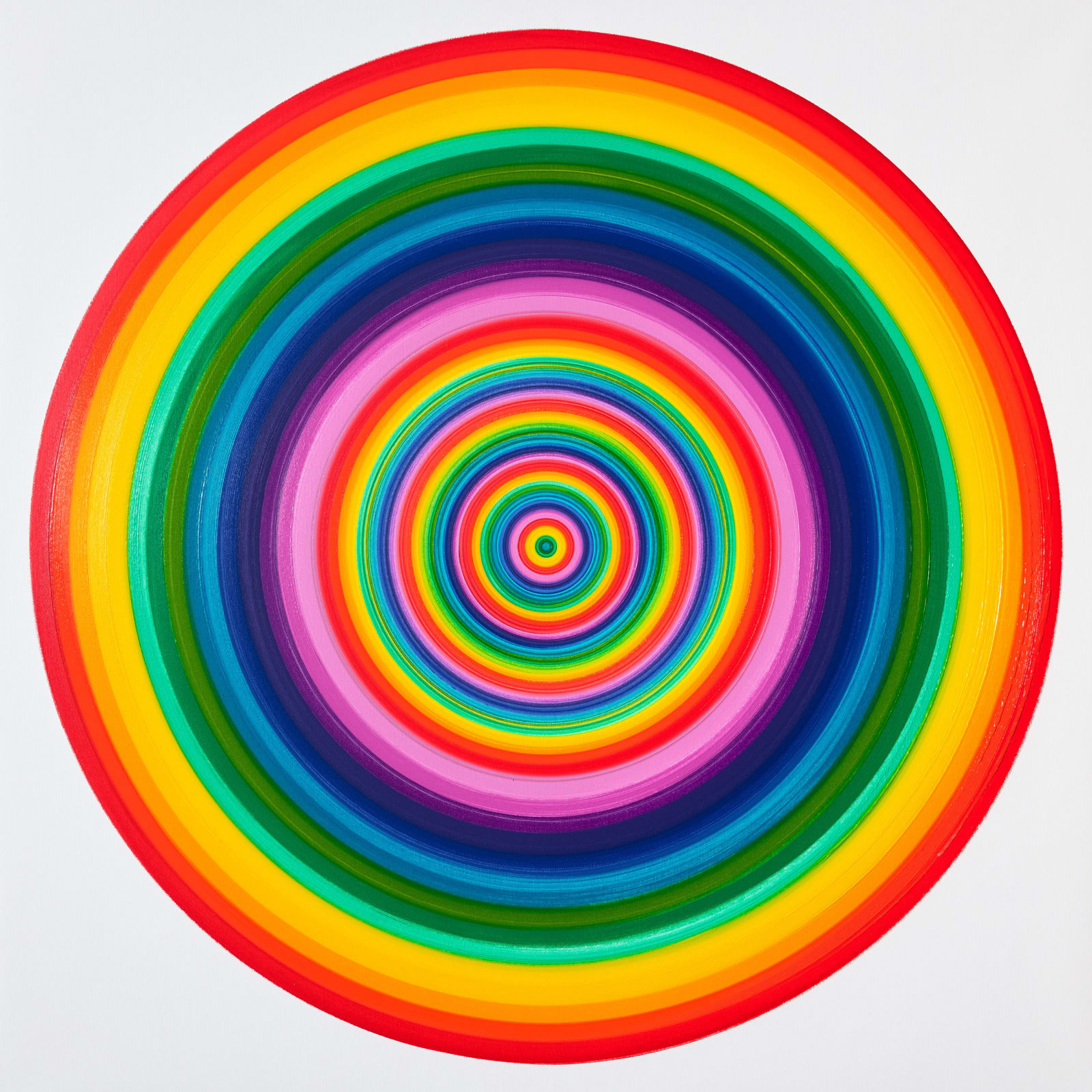Rob and Nick Carter, Large Spectrum Circle, Oil III, 2025