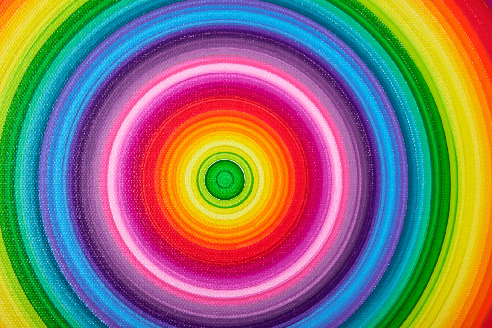 Rob and Nick Carter, Large Spectrum Circle, Oil IV, 2025