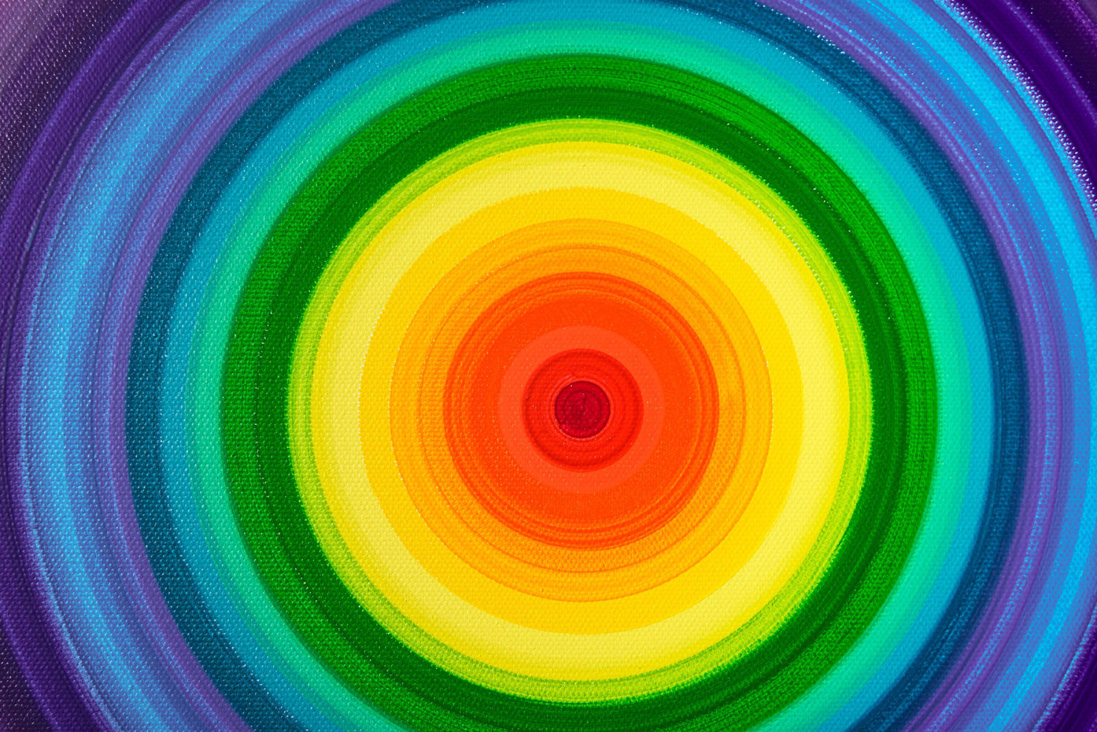 Rob and Nick Carter, Large Spectrum Circle, Acrylic I, 2025
