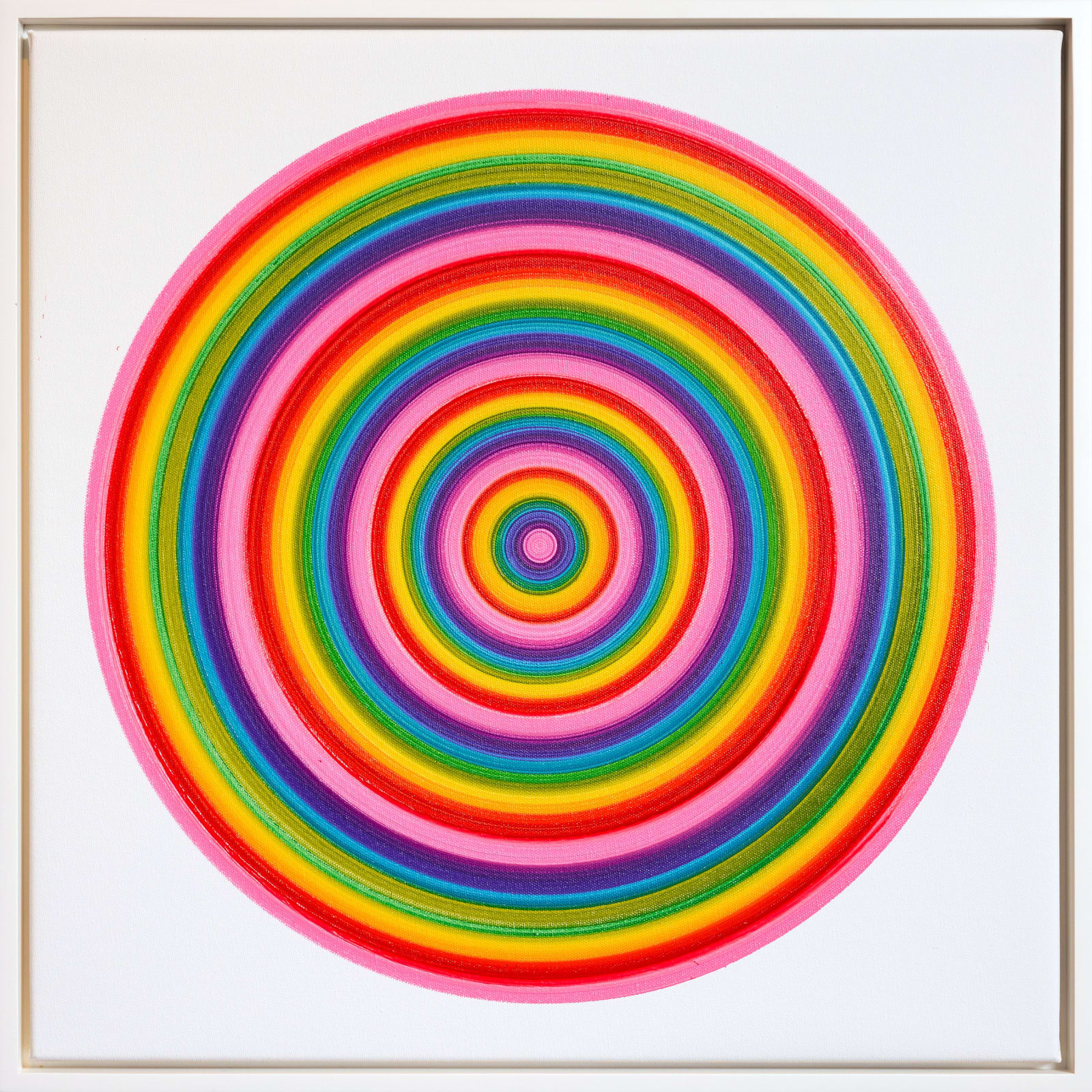 Rob and Nick Carter, Small Spectrum Circle, Oil I, 2025