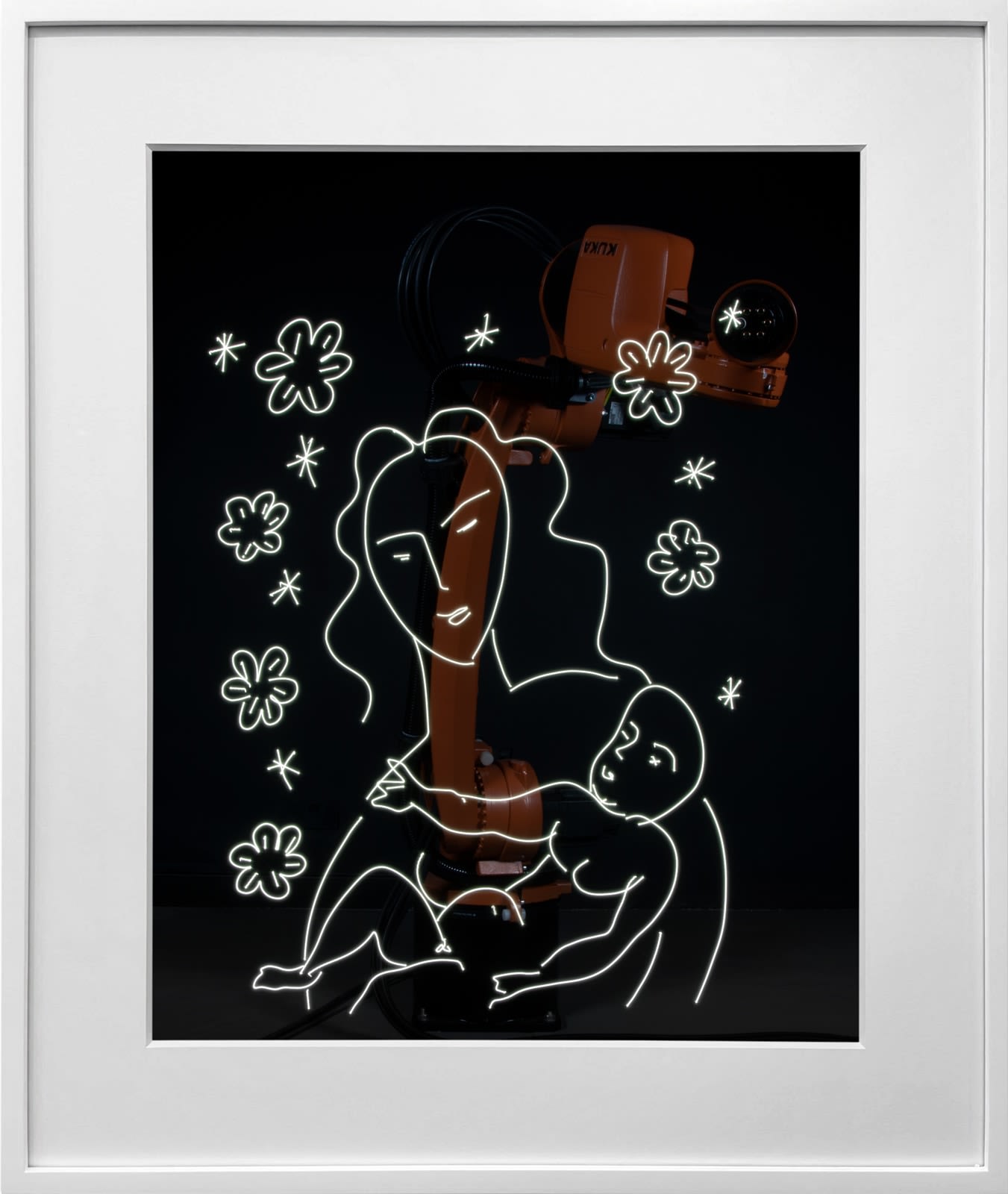 Rob and Nick Carter, Robot Light Drawings, 2022