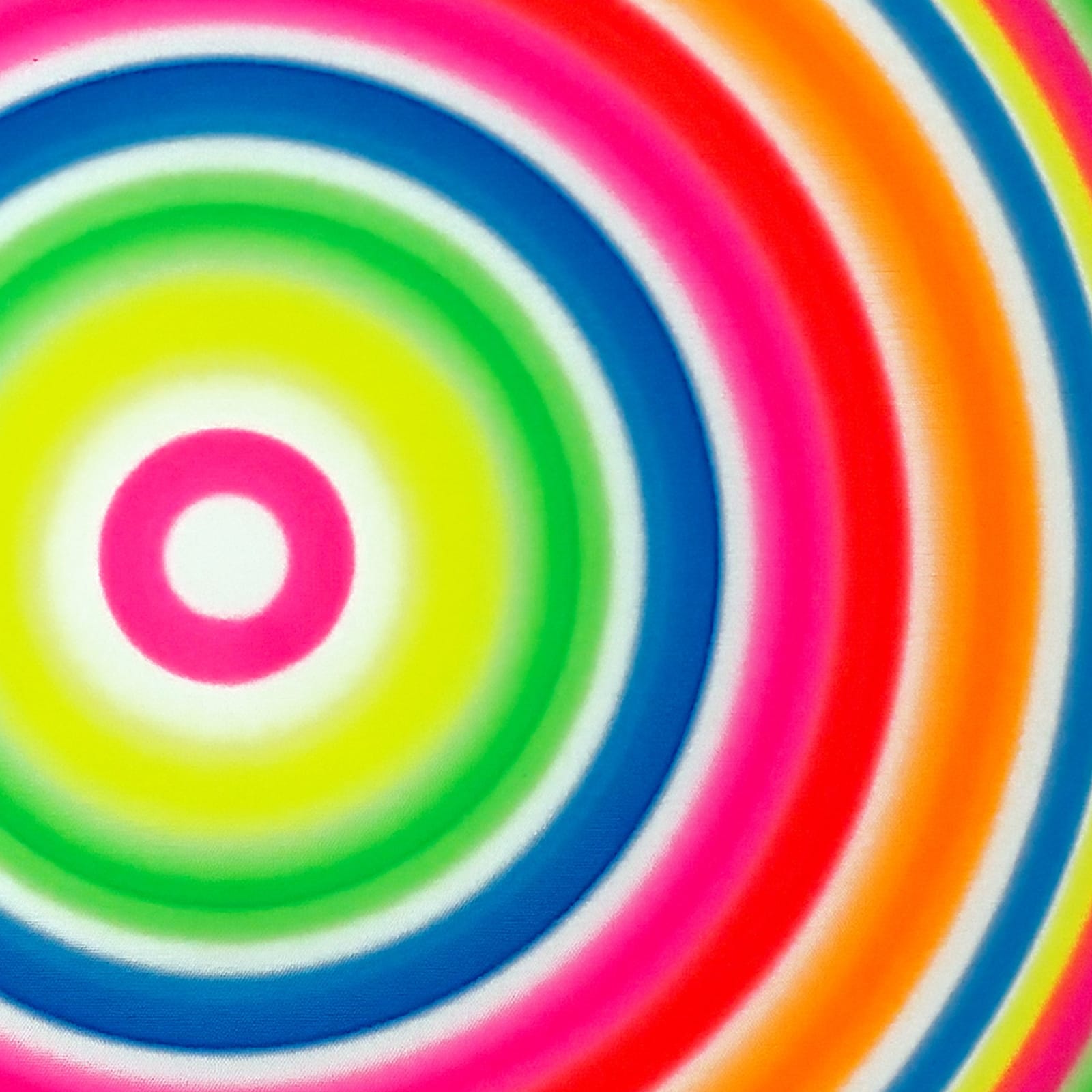 Rob and Nick Carter, Large Spectrum Circle, Fluorescent Paint II, 2025