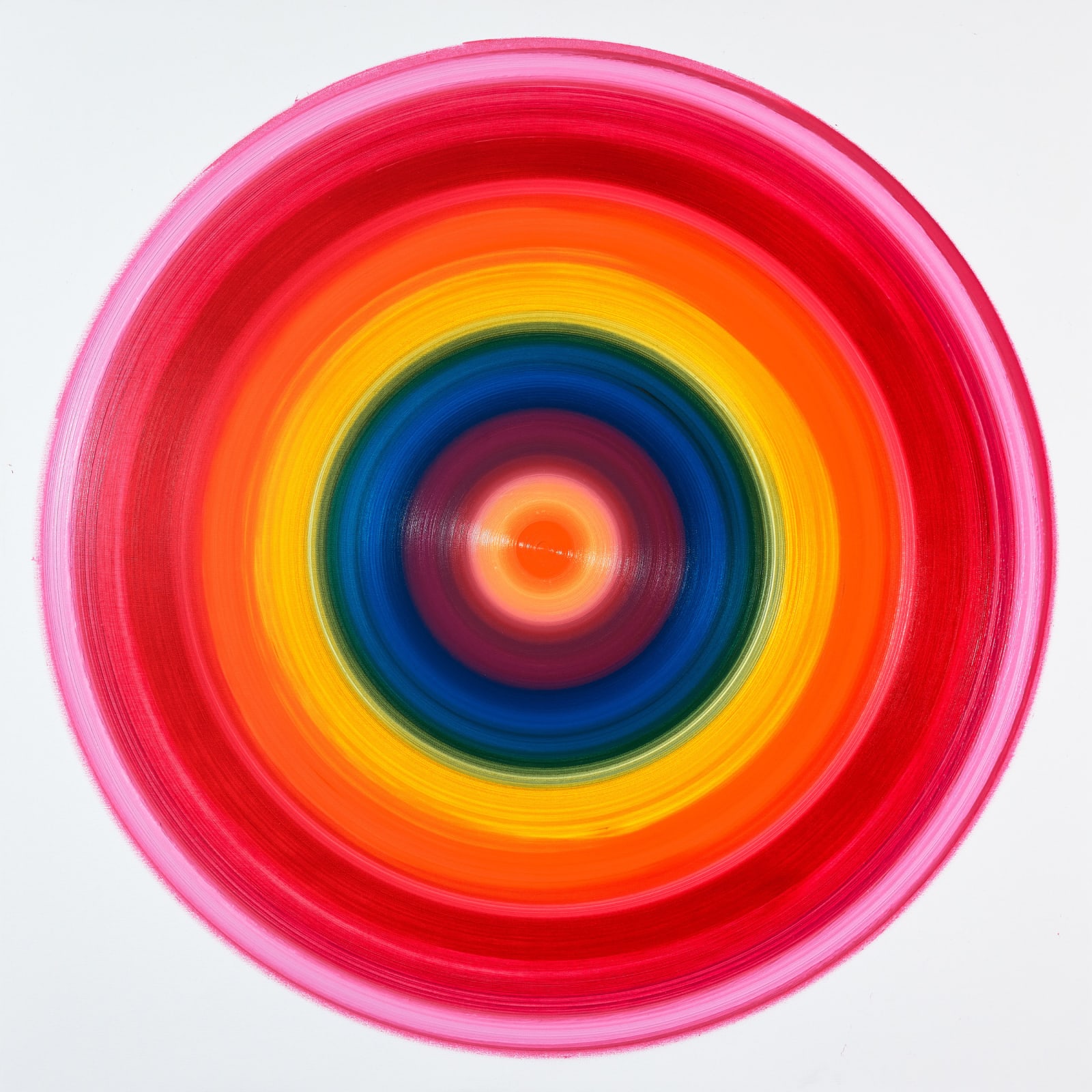 Rob and Nick Carter, Large Spectrum Circle, Oil I, 2025