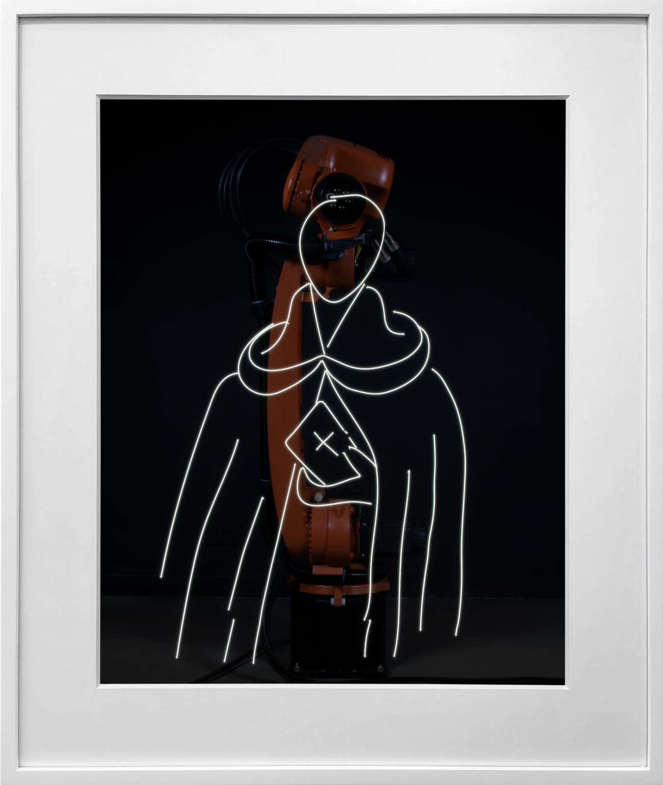 Rob and Nick Carter, Robot Light Drawings, 2022
