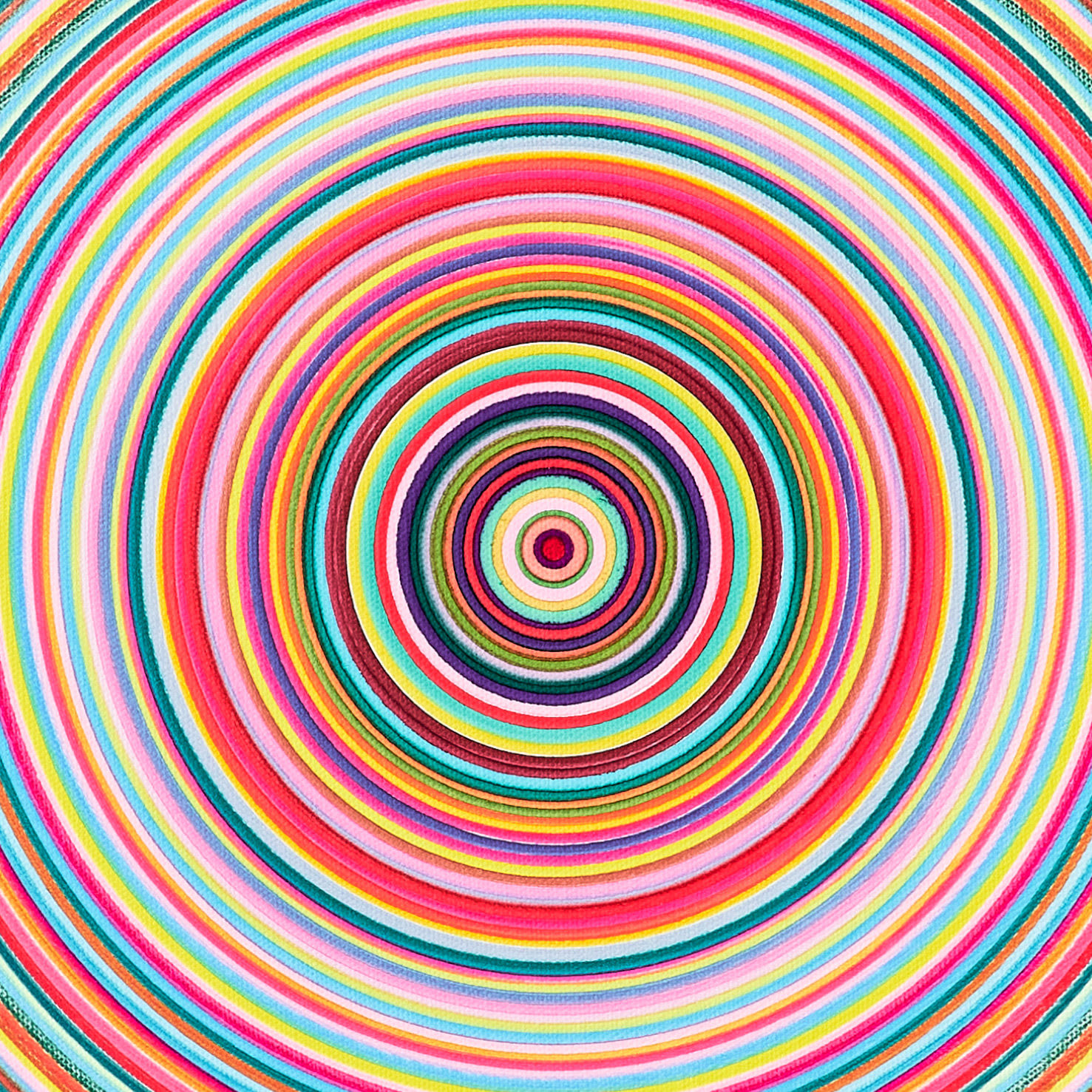 Rob and Nick Carter, Large Spectrum Circle, Marker Ink Drawing, 2025