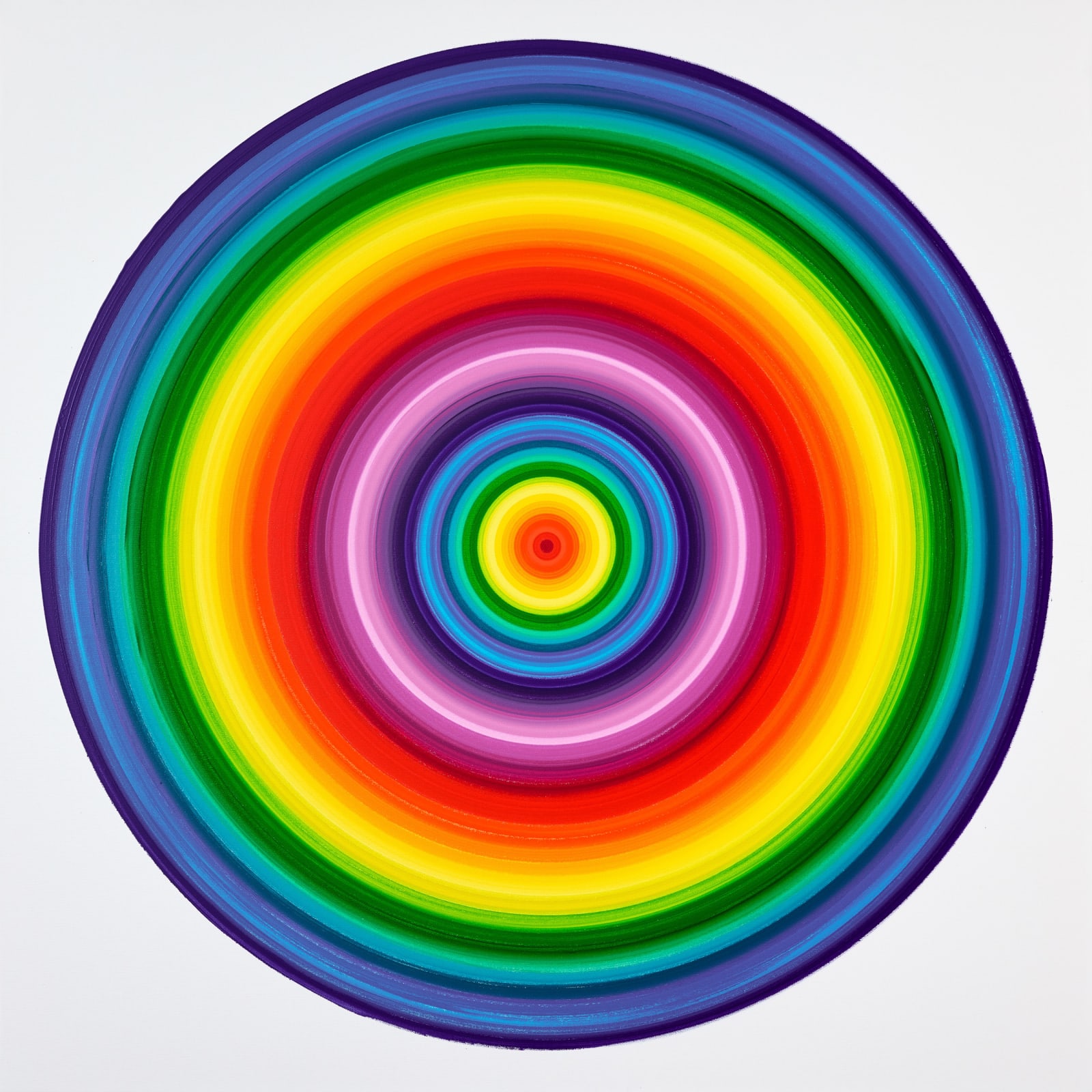 Rob and Nick Carter, Large Spectrum Circle, Acrylic I, 2025