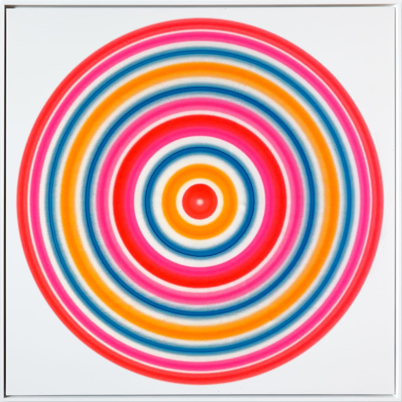 Rob and Nick Carter, Large Spectrum Circle, Fluorescent Paint I, 2025