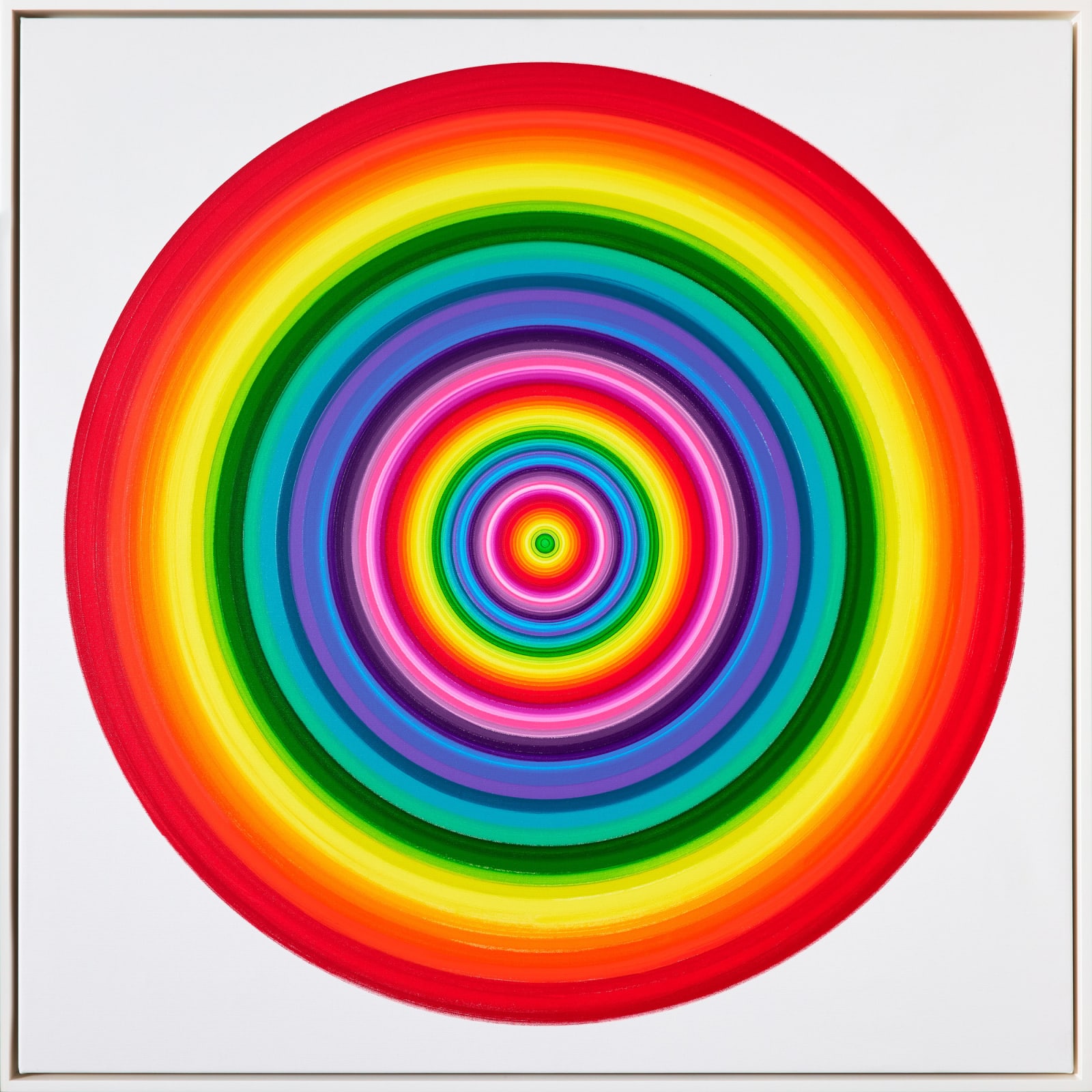 Rob and Nick Carter, Large Spectrum Circle, Oil IV, 2025