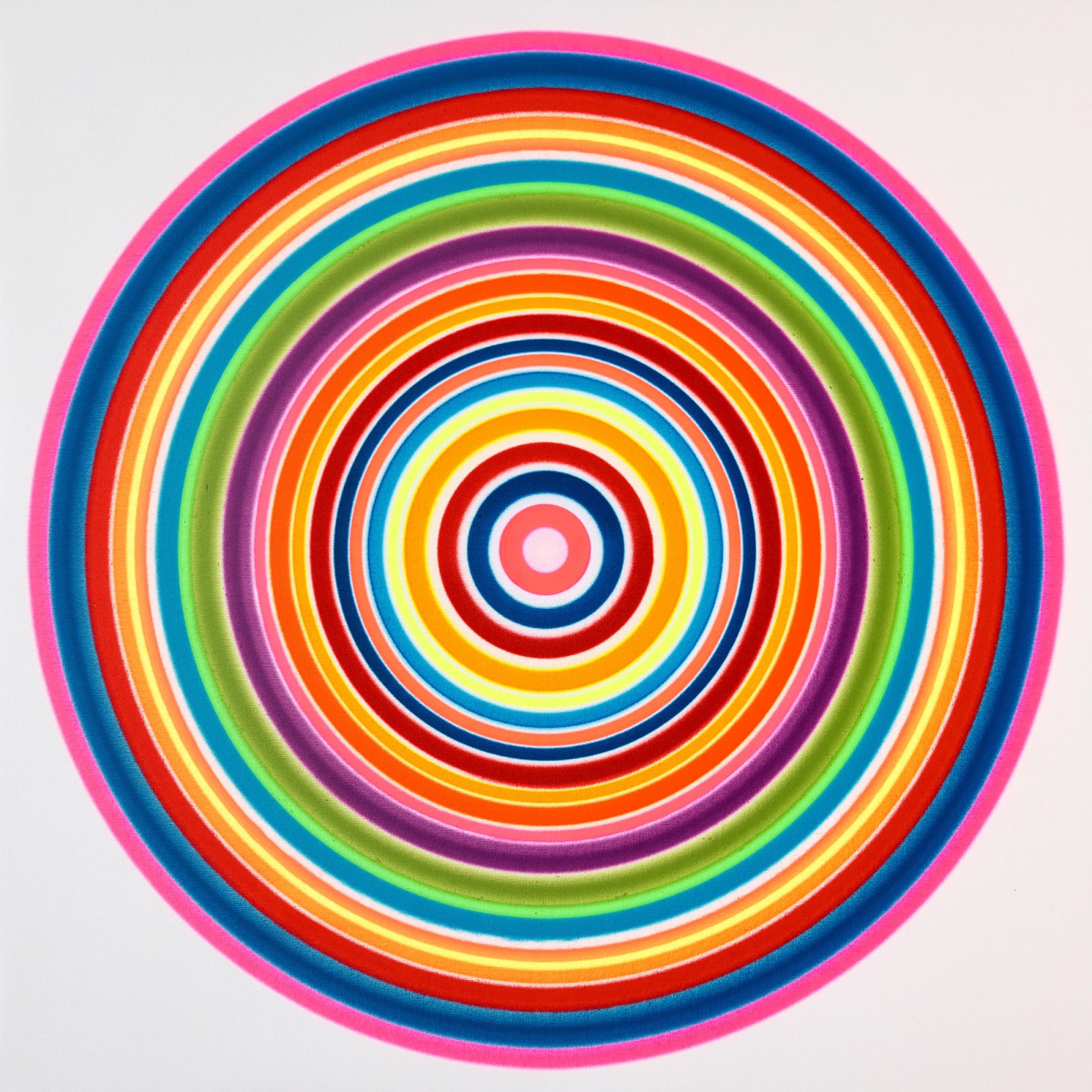 Rob and Nick Carter, Large Spectrum Circle, Spray Paint I, 2025