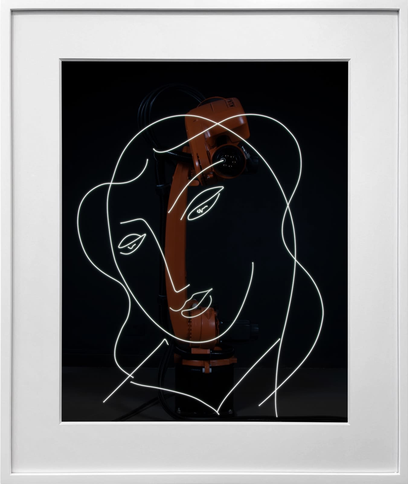 Rob and Nick Carter, Robot Light Drawings, 2022