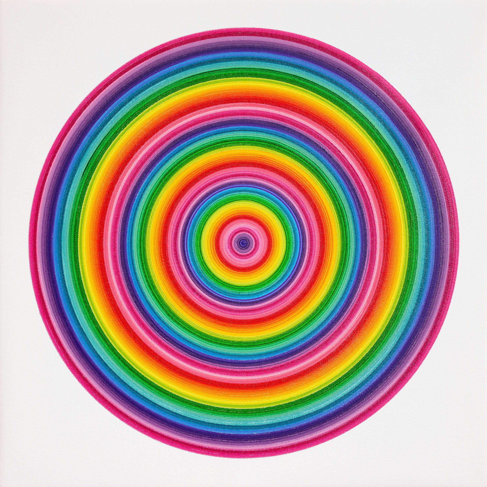 Rob and Nick Carter, Small Spectrum Circle, Acrylic II, 2025