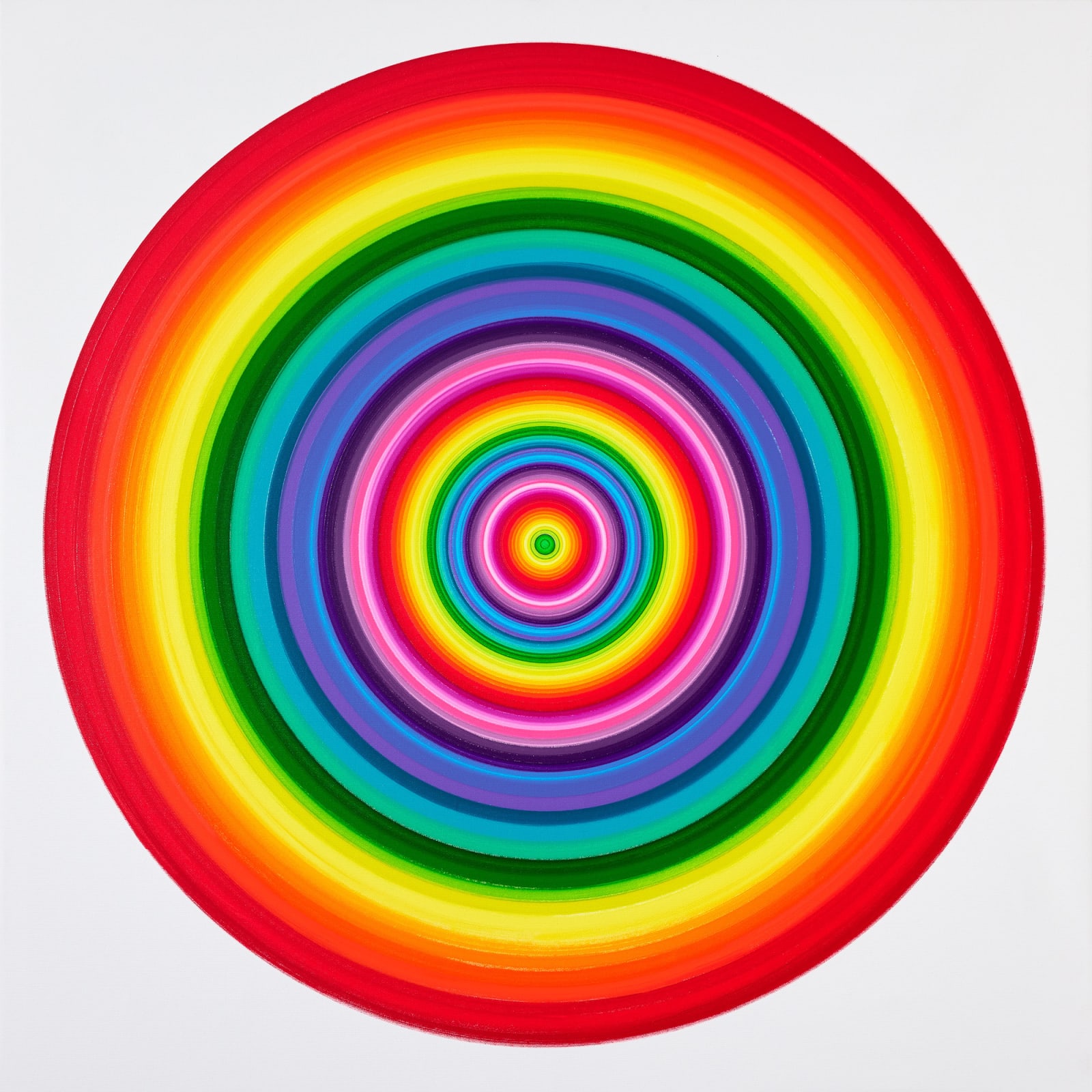 Rob and Nick Carter, Large Spectrum Circle, Oil IV, 2025