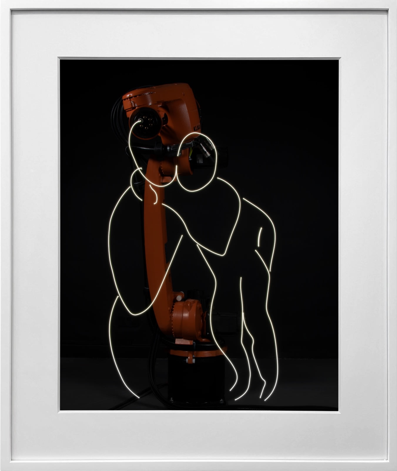 Rob and Nick Carter, Robot Light Drawings, 2022