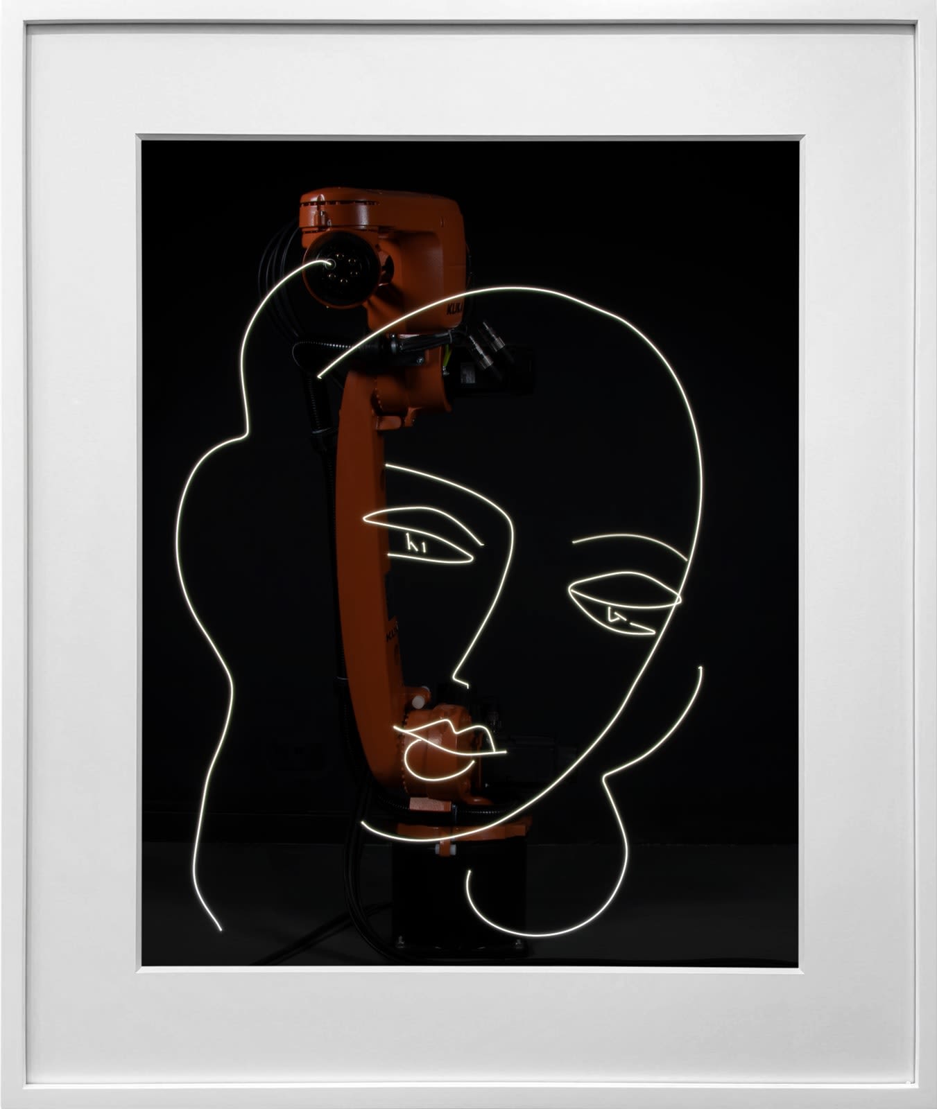 Rob and Nick Carter, Robot Light Drawings, 2022