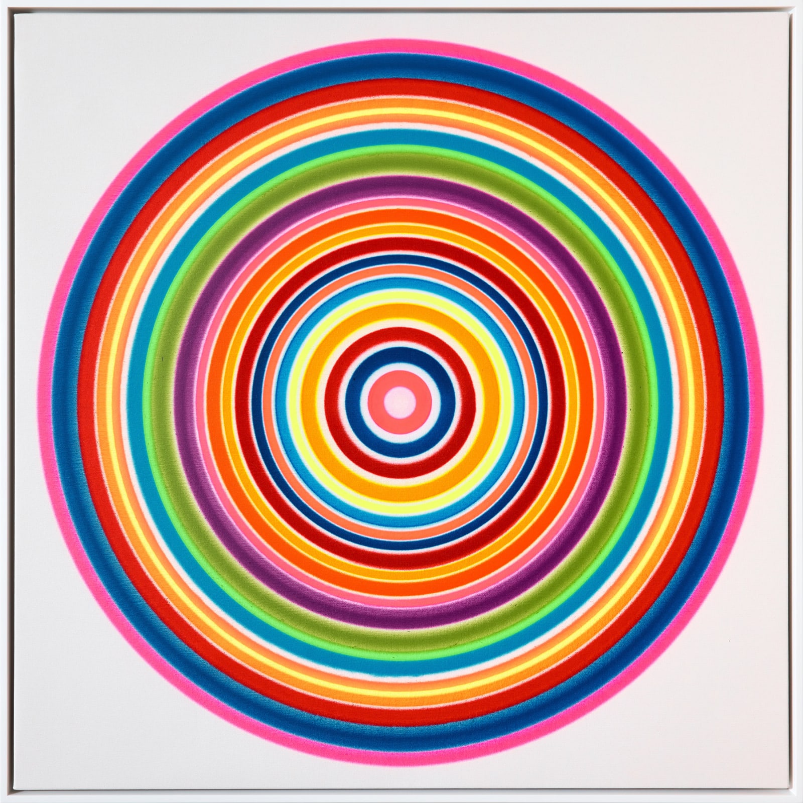 Rob and Nick Carter, Large Spectrum Circle, Spray Paint I, 2025