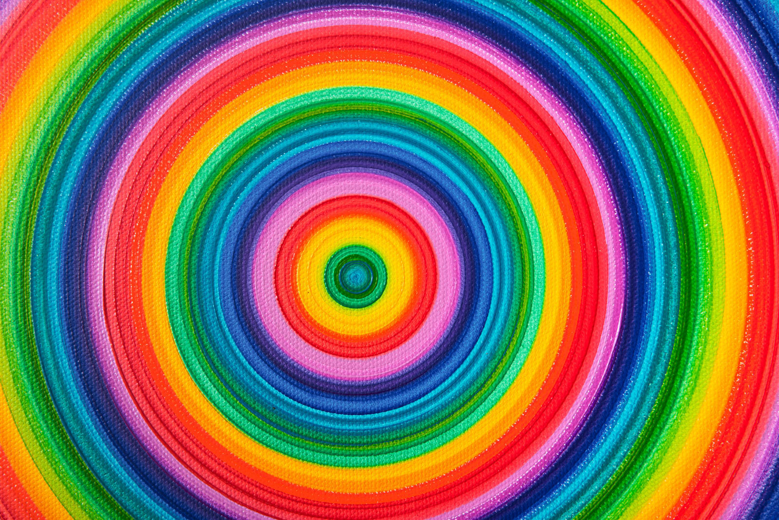 Rob and Nick Carter, Small Spectrum Circle, Acrylic I, 2025