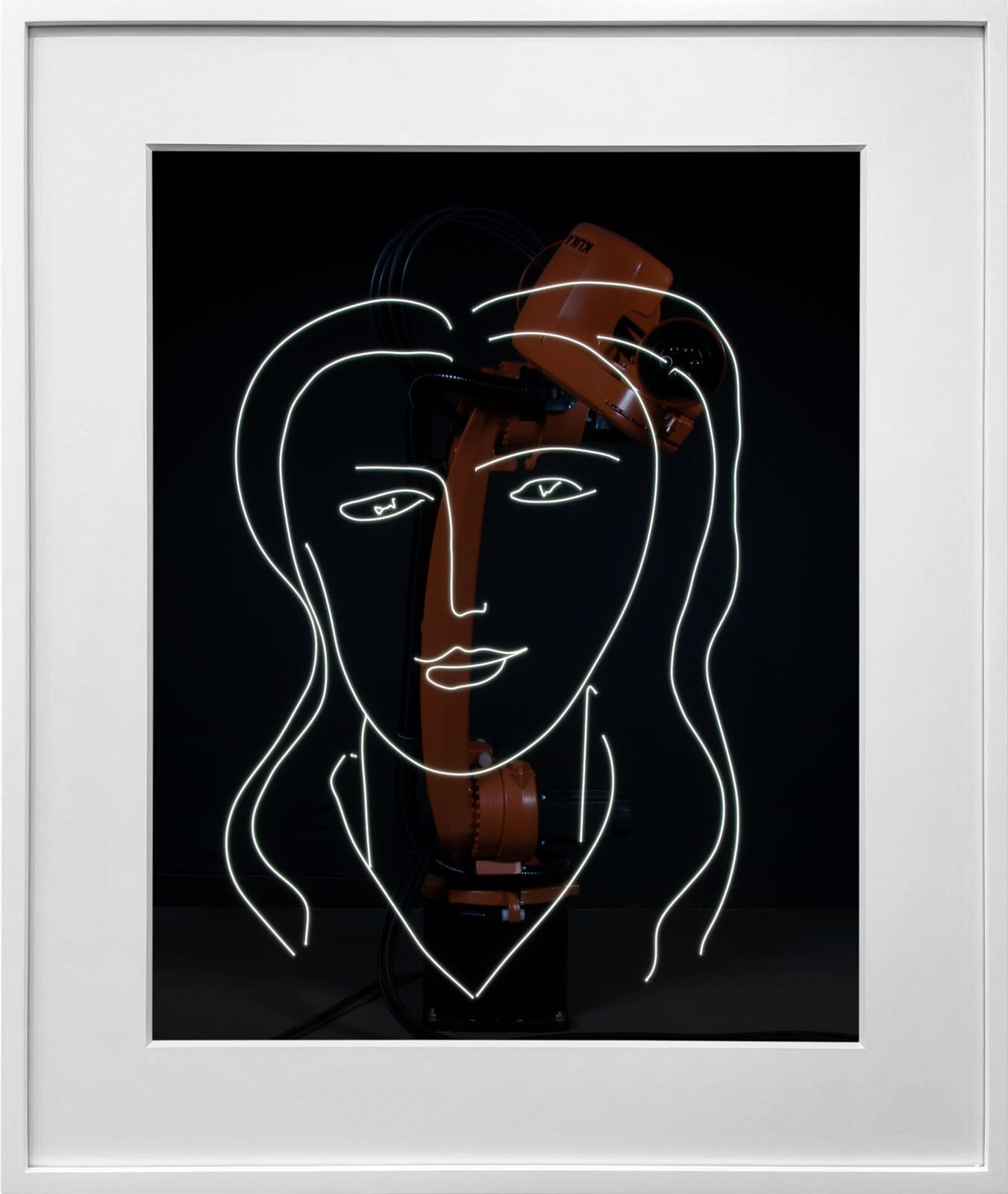 Rob and Nick Carter, Robot Light Drawings, 2022
