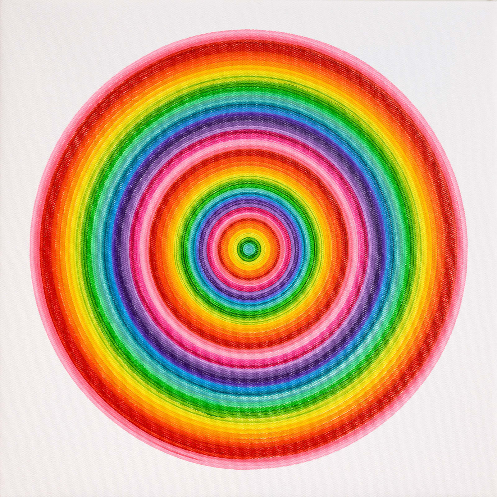 Rob and Nick Carter, Small Spectrum Circle, Acrylic I, 2025