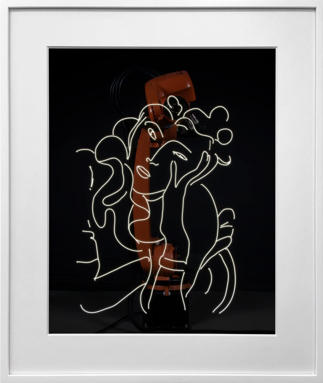 Rob and Nick Carter, Robot Light Drawings, 2022