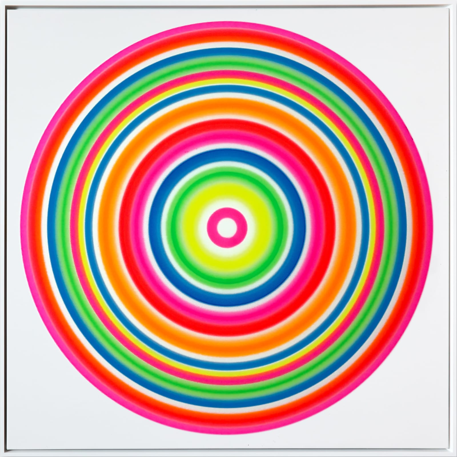 Rob and Nick Carter, Large Spectrum Circle, Fluorescent Paint II, 2025