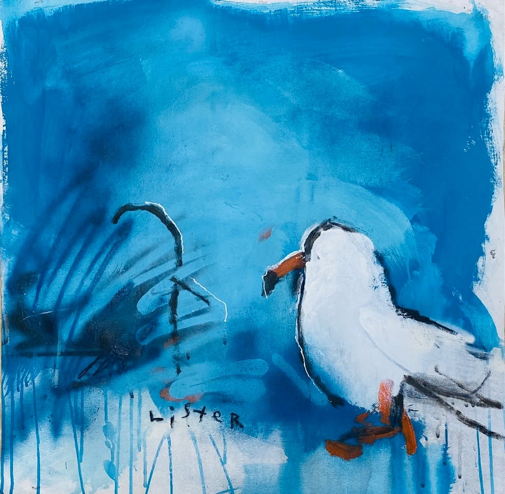 Anthony Lister, seagull #5, 2021