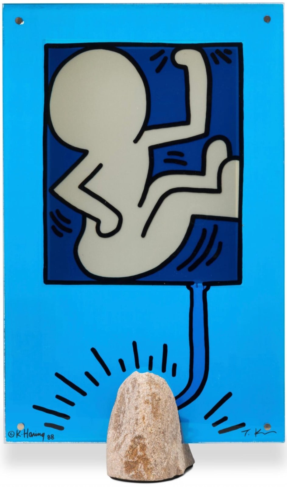 Keith Haring, On Taro (Table Lamp), 1988