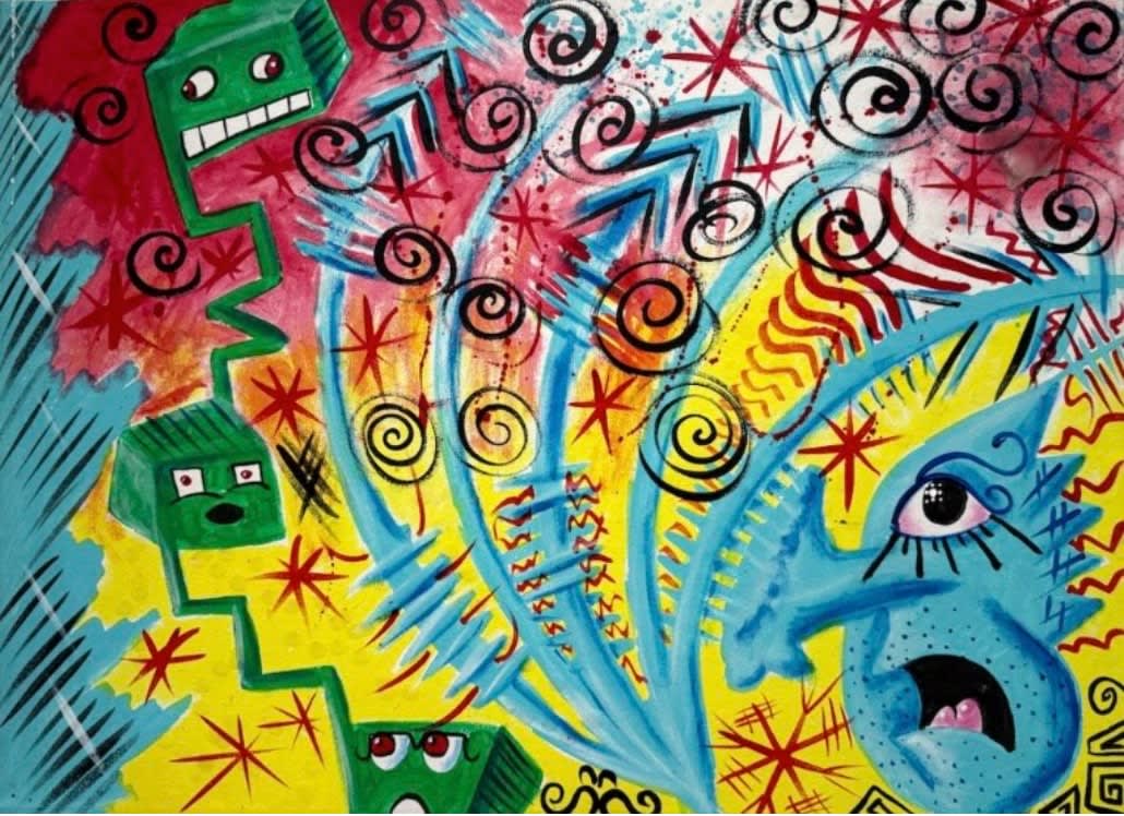 Kenny Scharf, Kaos, 1983