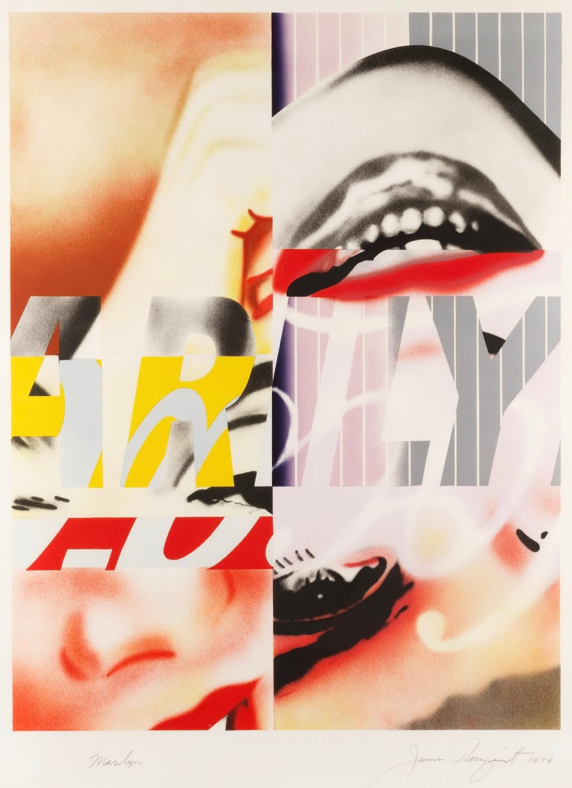 James Rosenquist, Marilyn, 1974