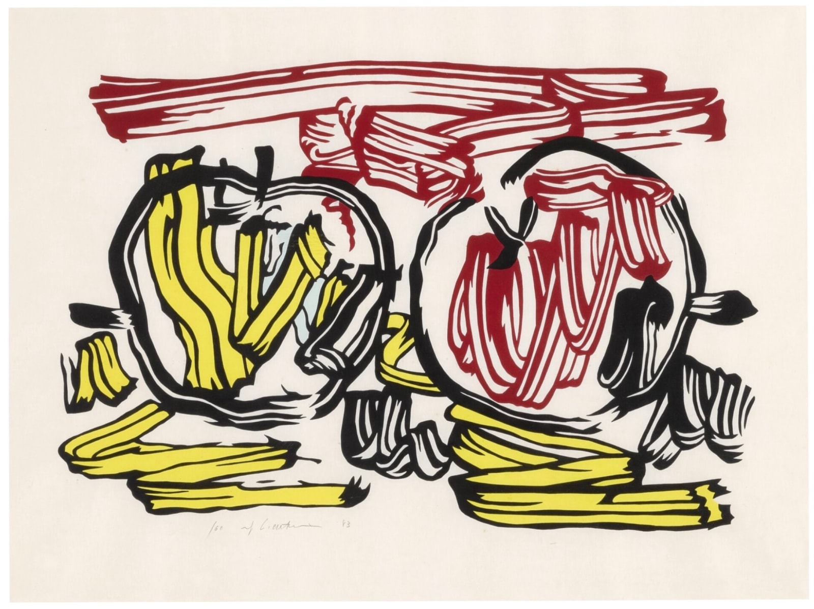 Roy Lichtenstein, Two Apples, 1983