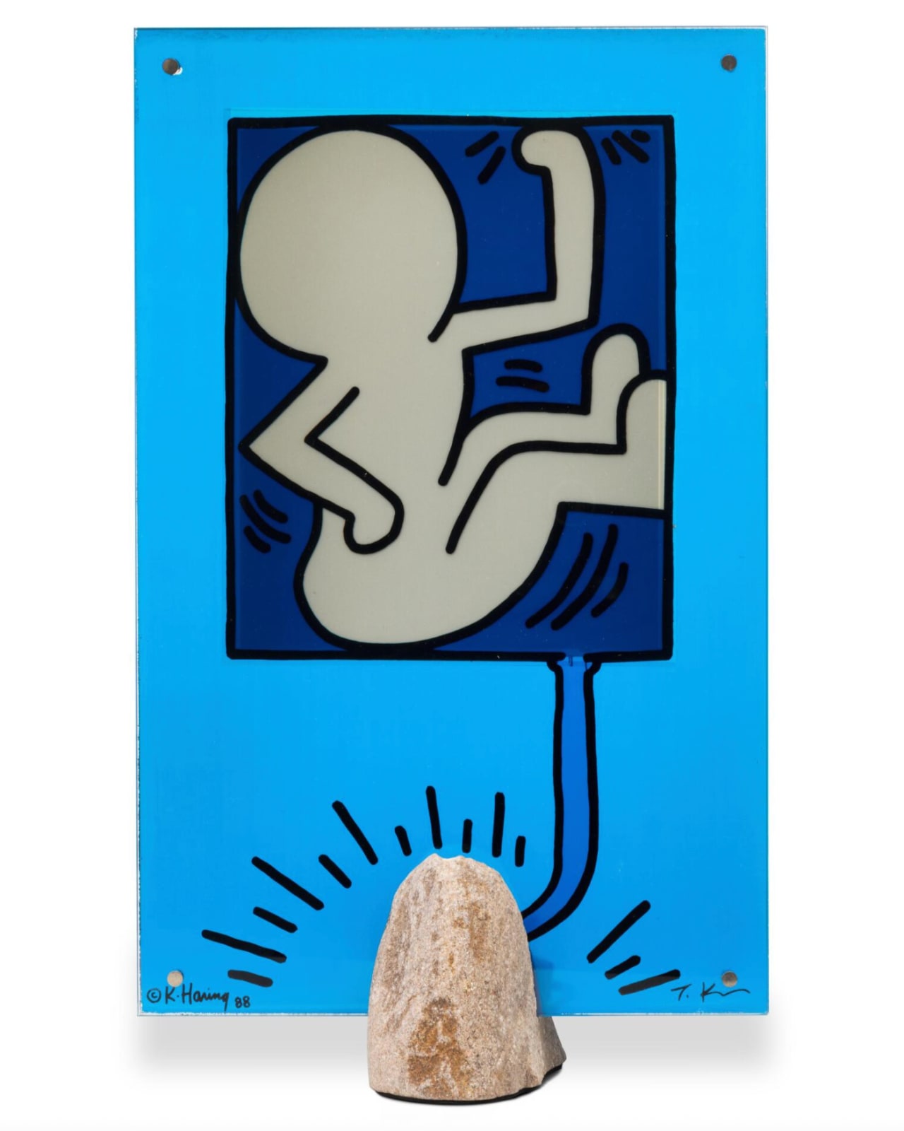 Keith Haring, On Taro (Table Lamp), 1988