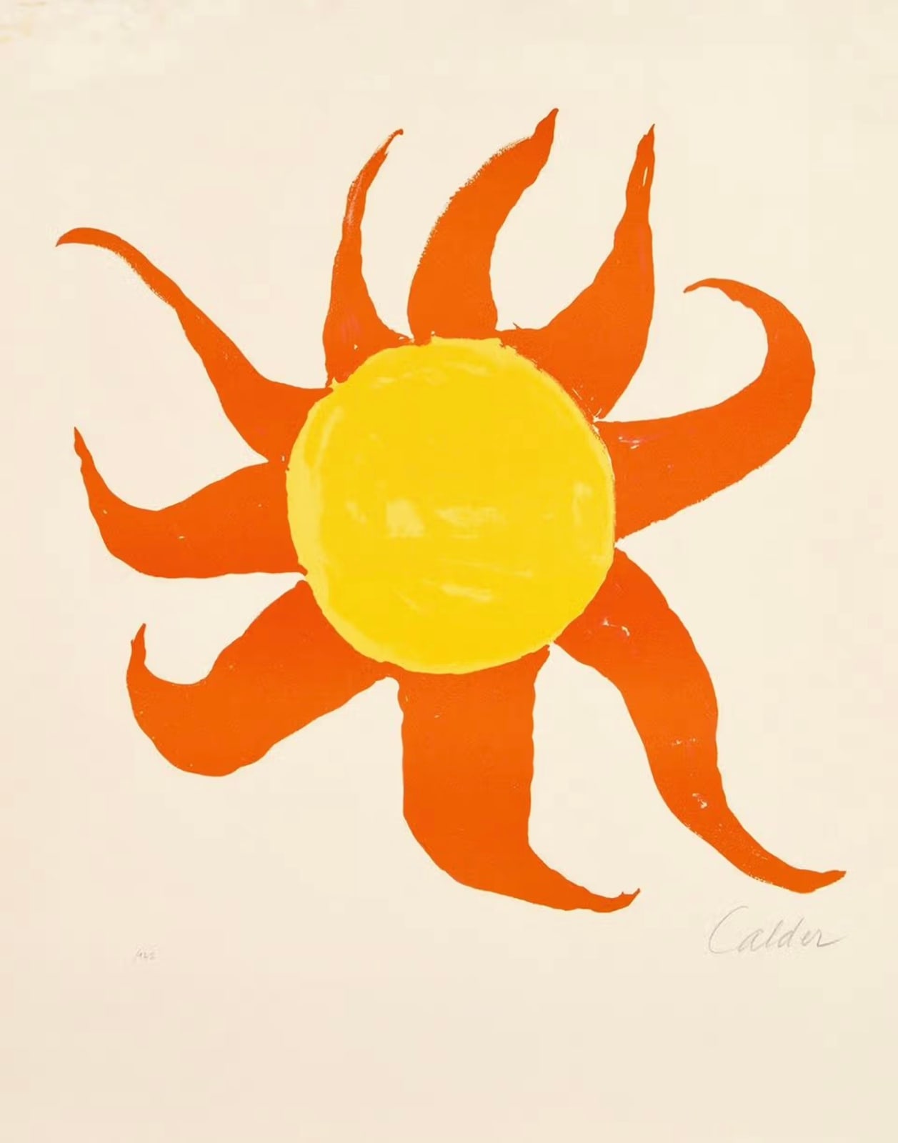 Alexander Calder, Red Sun, 1970