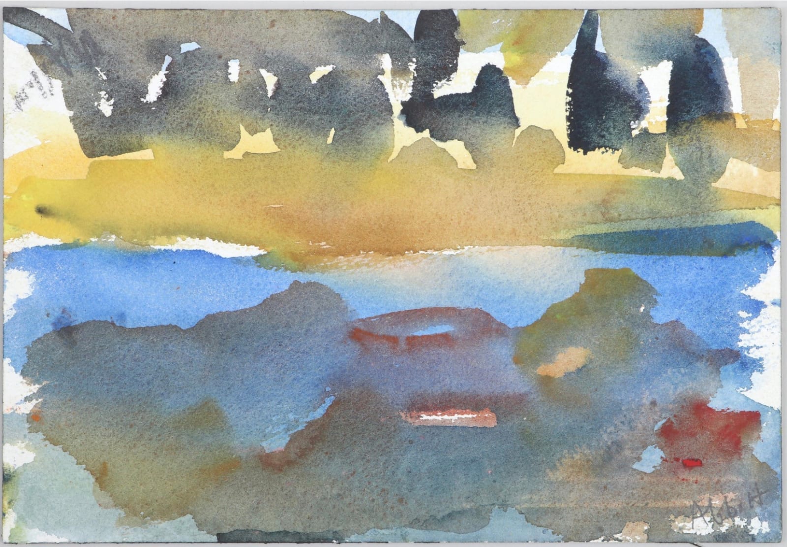 Mary Abbott, Beach, Southhampton, Circa 1988