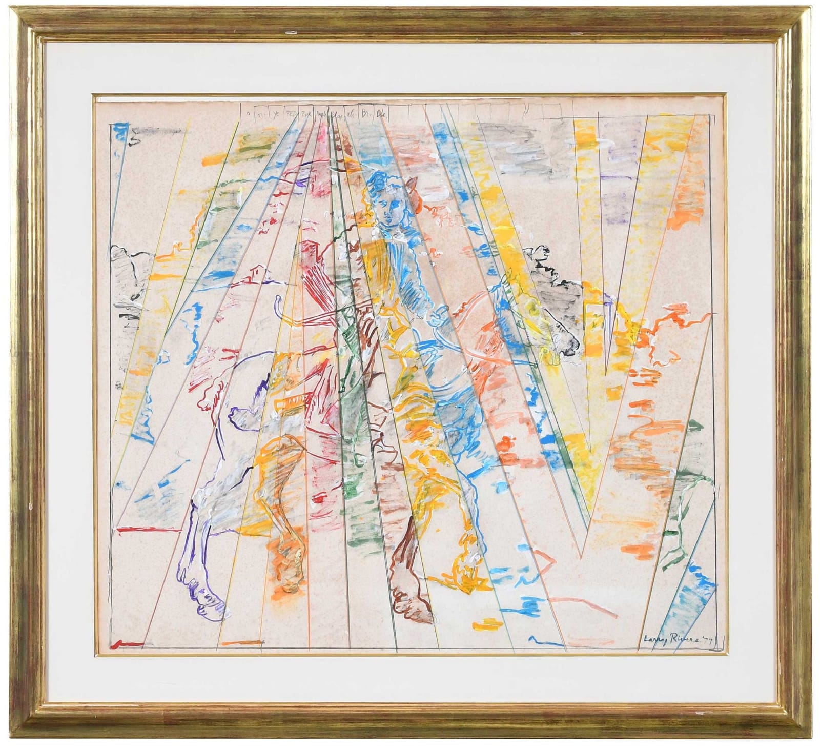 Larry Rivers, Rainbow Rembrandt III, 1977