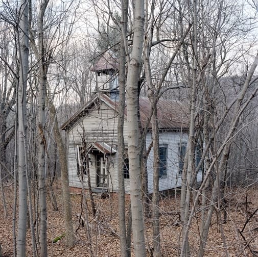 Wendy Burton, Abandoned Schoolhouse, Gallitan, New York, 2001