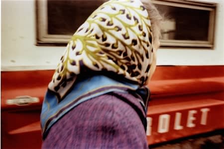Mark Cohen, Woman in Scarf, Wilkes-Barre, PA, 1975