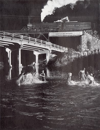 O. Winston Link, Hawksbill Creek Swimming Hole, Luray NW1126, 1958
