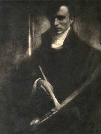 Edward Steichen, Self-portrait as Painter, c. 1903