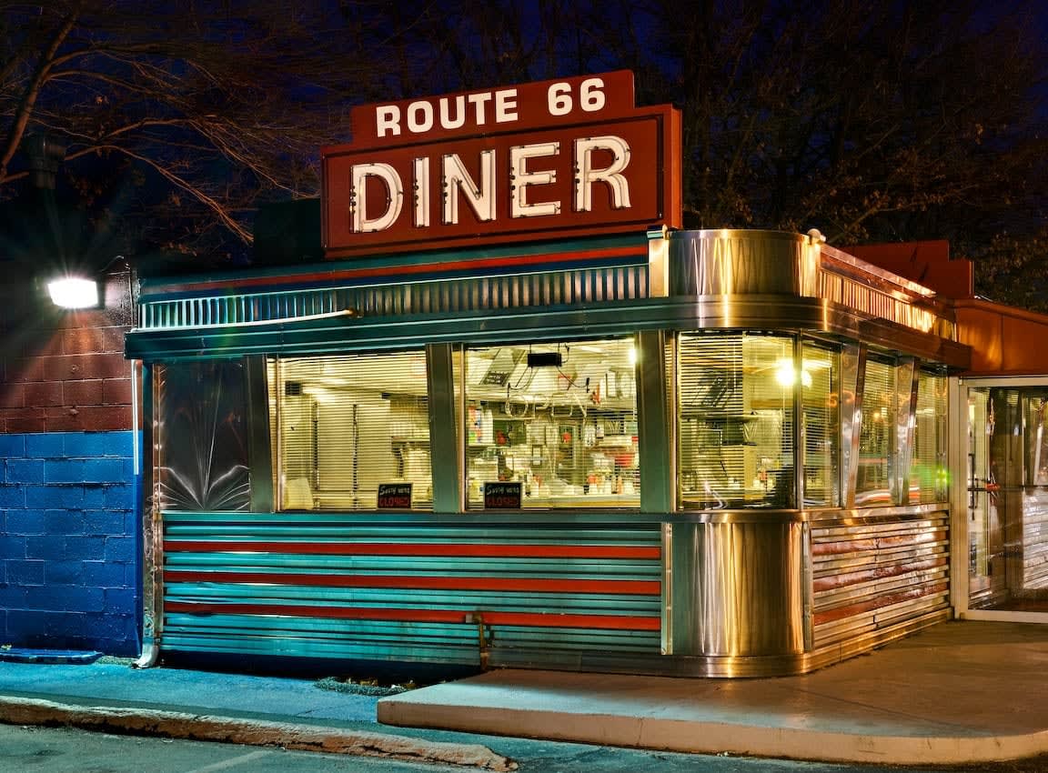 John Woolf, Route 66 Diner, Springfield, MA, 2009