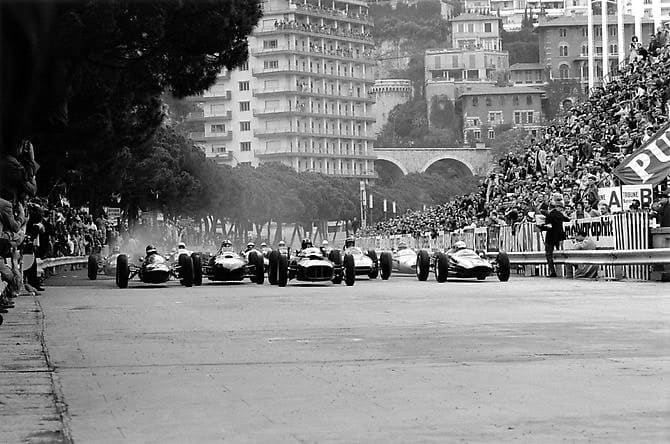 Jesse Alexander, Grand Prix of Monaco Start, Monaco, 1962