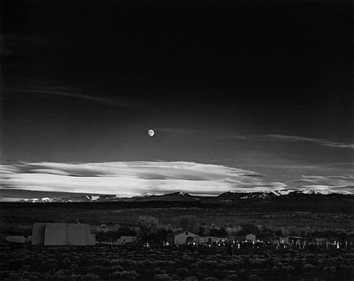 Ansel Adams, Moonrise, Hernandez, New Mexico, 1941/1970s