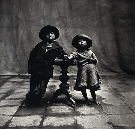 Irving Penn, Brother and Sister, Cuzco, 1948