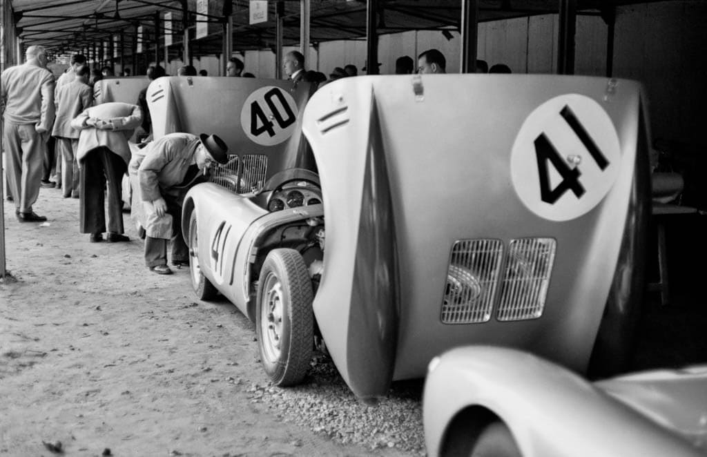 Jesse Alexander, Porsche 550 Team Cars, 24 Hours of Le Mans, Le Mans, France, 1954