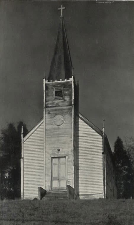 Ansel Adams, Church at Mariposa, before 1935