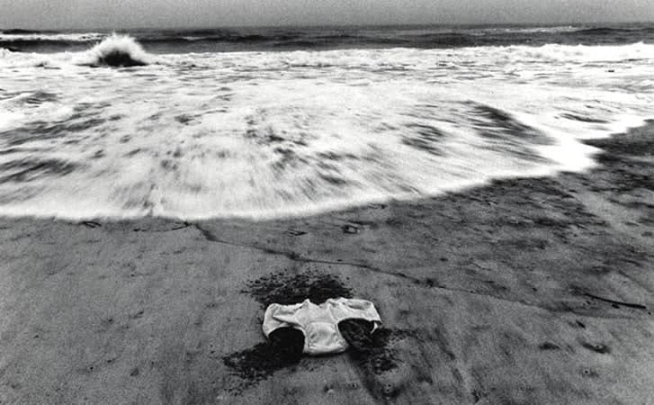 Arno Rafael Minkkinen, Jones Beach, New York (from the White Underpants Portfolio), 1971