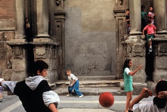 Alex Webb, Playing Football (Soccer), Madrid, Spain, 1992